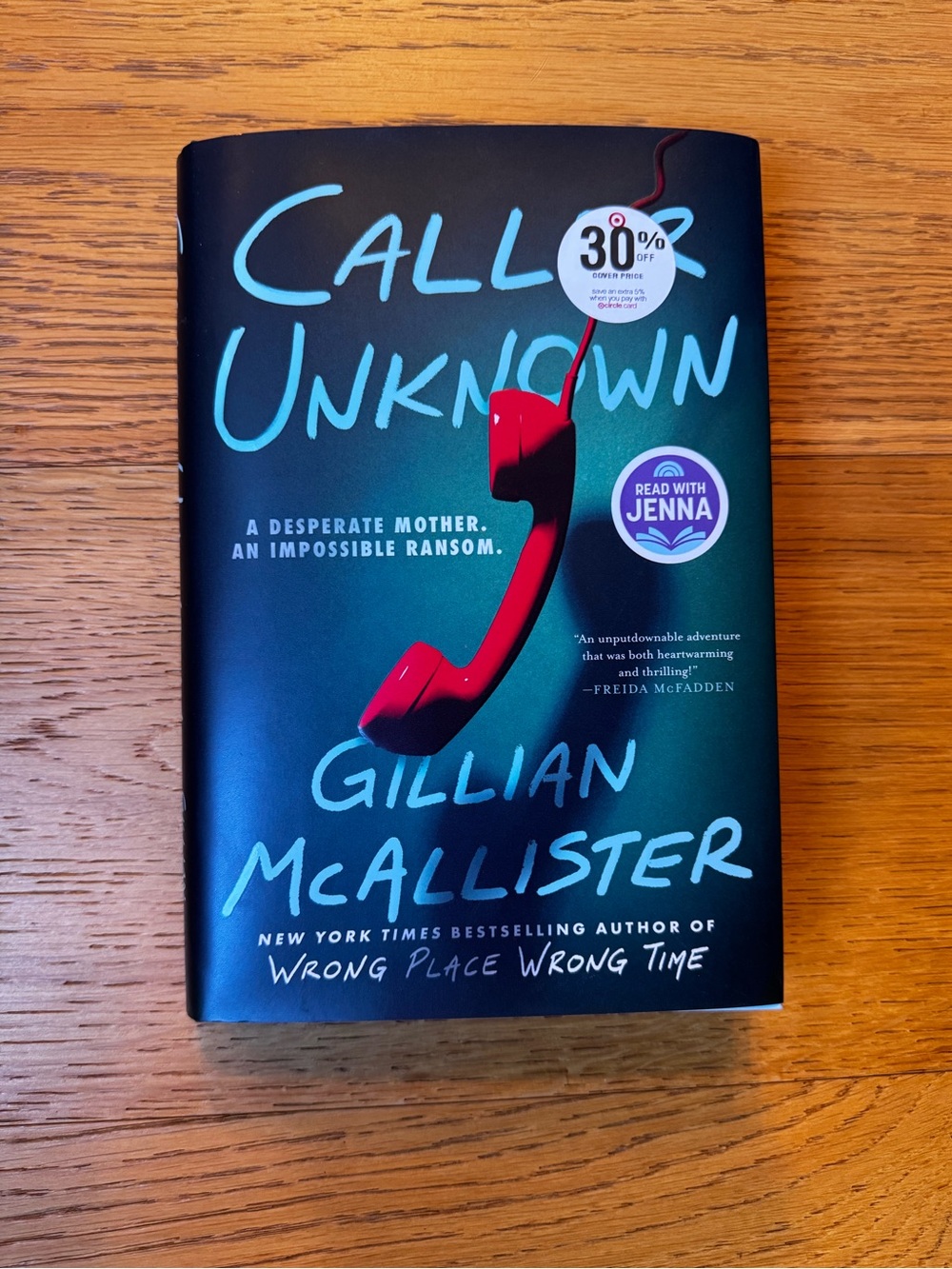 NEW Novel: Caller Unknown by Gillian McAllister